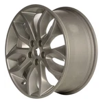 Refurbished Painted Sparkle Silver Aluminum Wheel 18 X LR022066 Remanufactured. Price: $248.10.