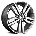 For Kia Soul 14-15 Alloy Factory Wheel Double 5-SPOKE Dark Charcoal Metallic Used. Price: $282.98.