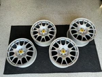 Ferrari 360 18 Oem Bbs Wheel Set In Silver With Titanium Lug Used. Price: $8500.00.