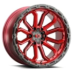18X9 Vision 405 Korupt Gloss Red With Black Lip Wheel 6X5.5 (-12MM) New. Price: $292.03.