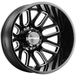 Mayhem 8107D Cogent Dually Rear 20X8.25 8X200 Black/milled Wheel Rim 20" Inch New. Price: $544.99.