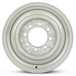 New Wheel 1978-1991 Ford F250 16 Inch Powder-coated Silver Steel Rim. Price: $144.65.