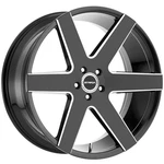 Strada S60 Coda 22X9.5 5X115 +15MM Black/milled Wheel Rim 22" Inch New. Price: $386.00.