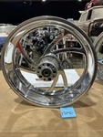 Harley Big Dog American Iron Horse Chopper 18 X 5.5 Rear Mag Wheel Wide Tire Used. Price: $765.00.