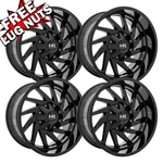 (SET-4) Hardrock Offroad Crusher 20X10 6X135/6X139.7 -19MM Gloss Black Wheels New. Price: $1244.00.
