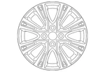 Genuine Mitsubishi Wheel Alloy 4250G475 New. Price: $584.12.
