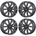 22" Bmw X5 X6 Series Black Chrome Wheels Rims Oem Set 86469 86472 Exchange New. Price: $945.00.