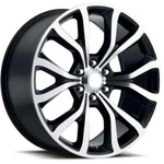 4 New F150 Platinum Wheels 22X9.5 Oe Replica Black & Mach Ford F-150. Price: $995.00.