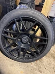 Forgestar Wheels F14 17X9 5X120 ET35 6.4BS 72.56CB Gloss Black Used. Price: $500.00.