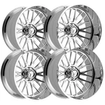 (set 4) Fittipaldi Offroad FTF502 24X12 8X180 -44MM Polished Wheels Rims New. Price: $4884.00.