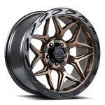 20" Lock Offroad Matte Bronze Black Ring Matrix 20X10 6X135 6X5.5 -18MM New. Price: $423.00.