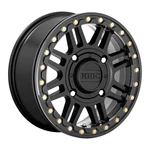 Kmc Powersports KS250 Cage Beadlock 15X10 4X137 Satin Black Wheel 15" 0MM New. Price: $334.00.