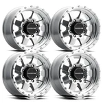 (SET-4) Raceline Defender Machined Finish 17X9 8X165.1 0MM Wheels Rims Inch New. Price: $1280.00.