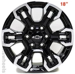 New Chevy Silverado Tahoe Replica Gloss Black Machined 18" Wheels Rims 14089. Price: $1195.00.