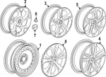 Genuine Gm Wheel Alloy 60009281 New. Price: $660.90.