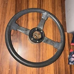 1982-89 Camaro Iroc Z28 Berlinetta Steering Wheel Black Leather Gm + Used. Price: $80.00.