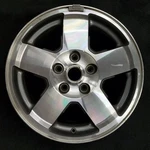 Jeep Machined Grey Commander Original Wheel 17" 2008-2010 Oem Rim Factory 9096B Used. Price: $125.78.