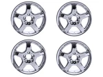 New Mercedes-benz 8X18" 25 Replica 5-SPOKE Chrome Rims Set. Price: $999.00.