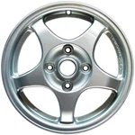 2002-2004 Mitsubishi Lancer Hyper Silver 15X6 Oem Wheel 65778 Remanufactured. Price: $166.19.