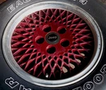 87-96 Jeep Xj Cherokee Limited Edition Maroon Snowflake Oem Wheel 15X7 Total Used. Price: $120.00.