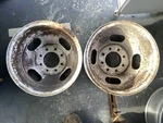 Original 16 Chevy Gmc 3500 -4500 Steel Wheel Dually Rim 2001-2024 Used. Price: $100.00.