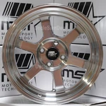 16" 16X8 +20 Offset 4X100 Mst MT01 Silver Machine 2" Lip Spokes Sport Wheels New. Price: $790.00.