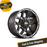 Grid Wheels 17X9 35 6X139.7 110.30 GD07 Matte Black W/ Milled Accents New. Price: $55.20.