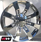 22 X9" Inch Cadillac Escalade Oe Replica Denali Wheels CK375 Chrome Rims 6X139.7 New. Price: $1949.00.