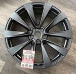 Tesla Model X 2022 95349 Aluminum Oem Wheel Rim Front Dark Charcoal Remanufactured. Price: $605.00.