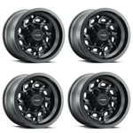 Set 14" Vision 361 Spyder Matte Black 14X7 Wheels 4X110 2.5MM Rims New. Price: $393.30.