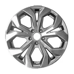 Used Slow Machined And Painted Medium Silver Aluminum Wheel 7.5 08W18TX4200. Price: $259.49.