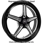 Billet Specialties RSFB23745Z6120 Street Lite 17"X4.5" Wheel - Black Machined New. Price: $929.70.
