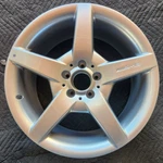 Amg 18" Mercedes CLK55 SLK55 Oem Silver Rim 18X8.5 2002-2011 A1714011702 New. Price: $500.00.