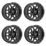 Set 18" Pro Comp PA41 Phaser Satin Black 18X9 6X135 12MM Ford Lincoln Rims New. Price: $1160.00.