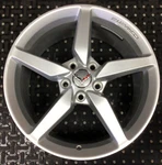One Used Chevrolet Corvette Stingray Sliver 19" Oem Rear Wheel Rim 1721. Price: $299.00.