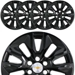 For Chevrolet Silverado 1500 2019-2026 Black 20" Wheel Skins Hub Caps Rim Covers New. Price: $139.99.