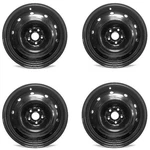 Set 16" Road Ready 560-68846 Black 16X6.5 Fits 2017-2022 Subaru Impreza New. Price: $533.08.