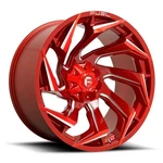 One 24X12 Fuel D754 Reaction 8X170 -44 Red Milled Wheel Rim 125.1 New. Price: $477.00.