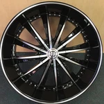 20" Borghini B19 Wheel 20X8.5 +13 6X139.7 C.b 108 Black Machined Rim New. Price: $1599.99.