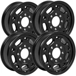 (set Of 4) Oe Wheels CV82 16X6.5 8X6.5" +28MM Satin Black Rims 16" Inch New. Price: $715.00.
