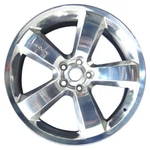 20X9 5 Spoke Used Aluminum Wheel Polished And Painted Light Sparkle Silver 2262. Price: $362.89.