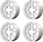 Set Kmc Powersports KS136 Toro 15X6 4X137 Machined Wheels 15" 38MM Rims New. Price: $424.00.