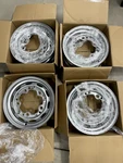 Restored Porsche Lemmerz Wheel Matched Set 12/16 December 1960 12-60 Remanufactured. Price: $2299.00.
