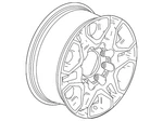 Genuine Gm F Wheel 84742720 New. Price: $621.84.