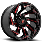 18X9 Fuel Wheels D755 Reaction Gloss Black With Red Milling Off-road Rims (4PCS) New. Price: $1580.00.