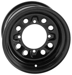 Quadboss Steely Wheel 14X7 4+3 4/156 Black Atv/utv 608493 60-8493 New. Price: $99.99.
