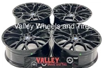 22" W706 Gloss Black Staggered Wheels Rims Fits Bmw 5X120 22X9.5 / 22X10.5 New. Price: $1188.00.