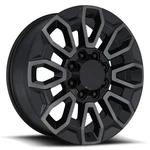 Factory Reproductions Replicas Fr 277 Wheel 22X8.5 (44, 8X180) Black Single Rim New. Price: $335.00.