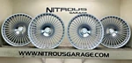 22 Silver Concave Staggered Road Force RF35 Wheels Tesla Model P90 P100 Plaid New. Price: $1747.50.