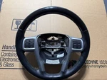 11-14 Chrysler Town & Country Steering Wheel W/ Controls Black Wood Oem Used. Price: $200.00.